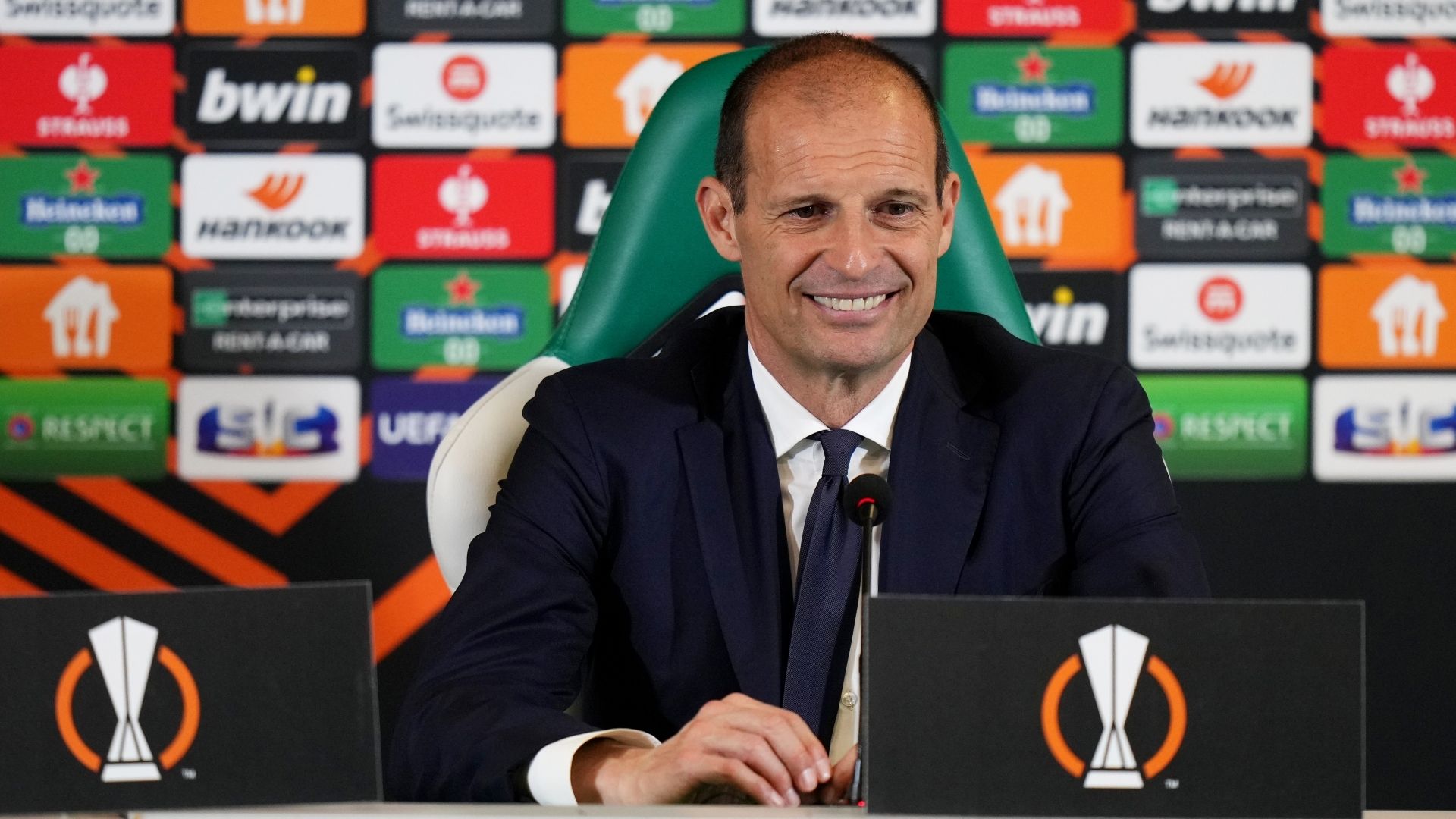 Allegri Europa League press conference