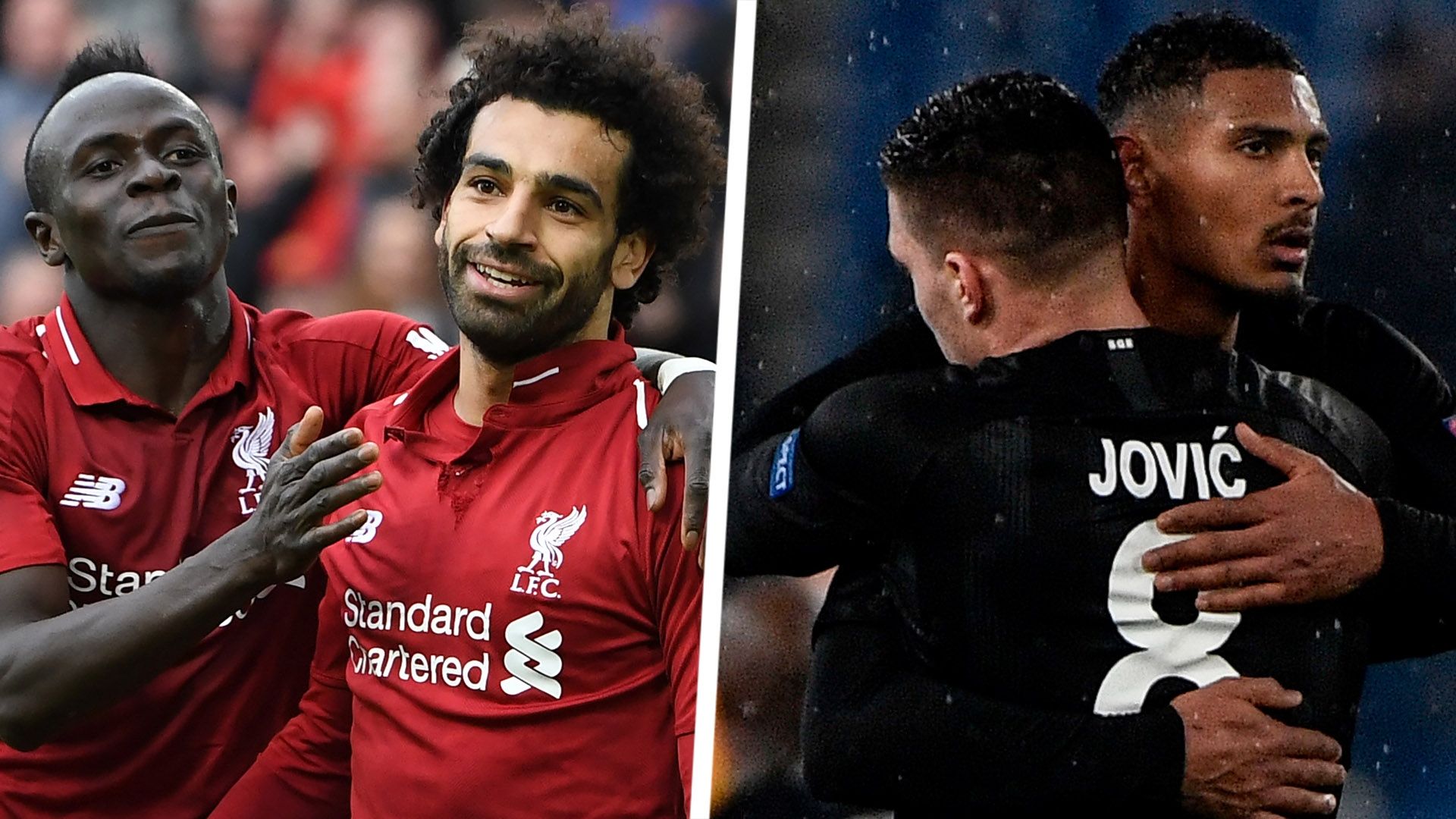 Sadio Mane Mohamed Salah Luka Jovic Sebastien Haller Split