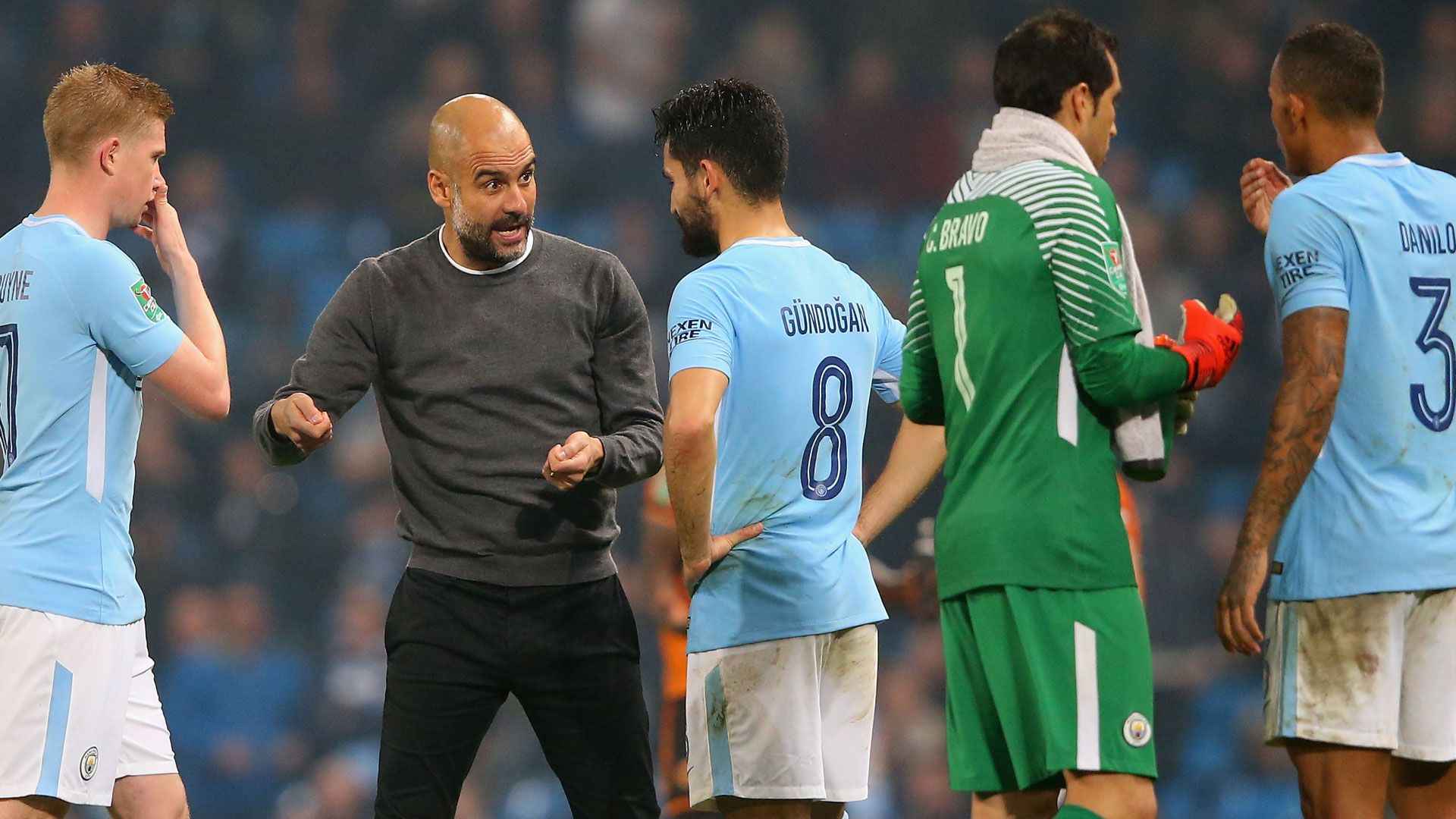 Pep Guardiola Manchester City EFL Cup