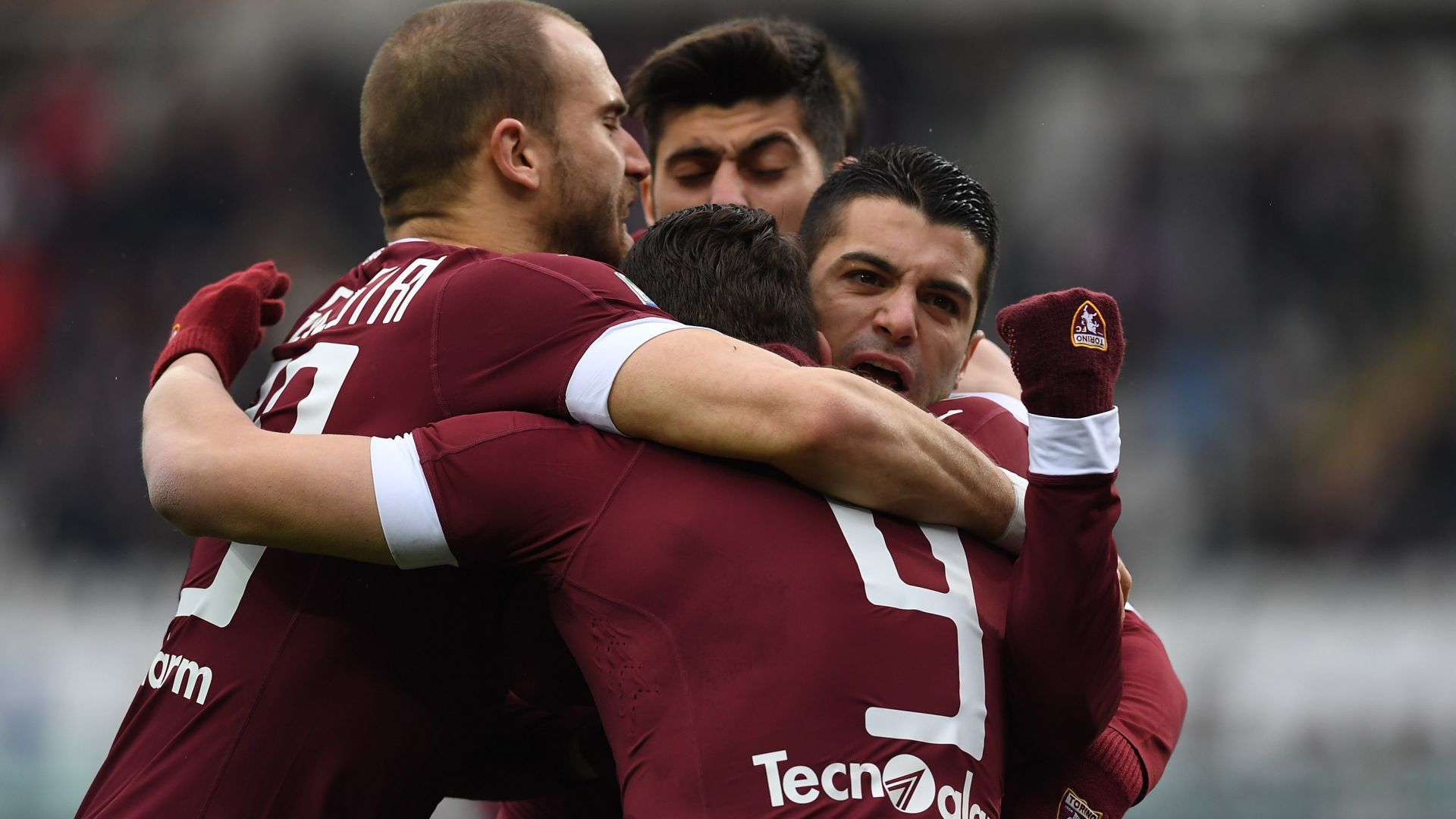 Torino celebrating vs Pescara