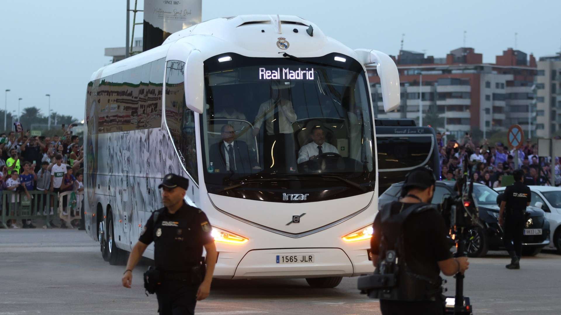Real Madrid team bus