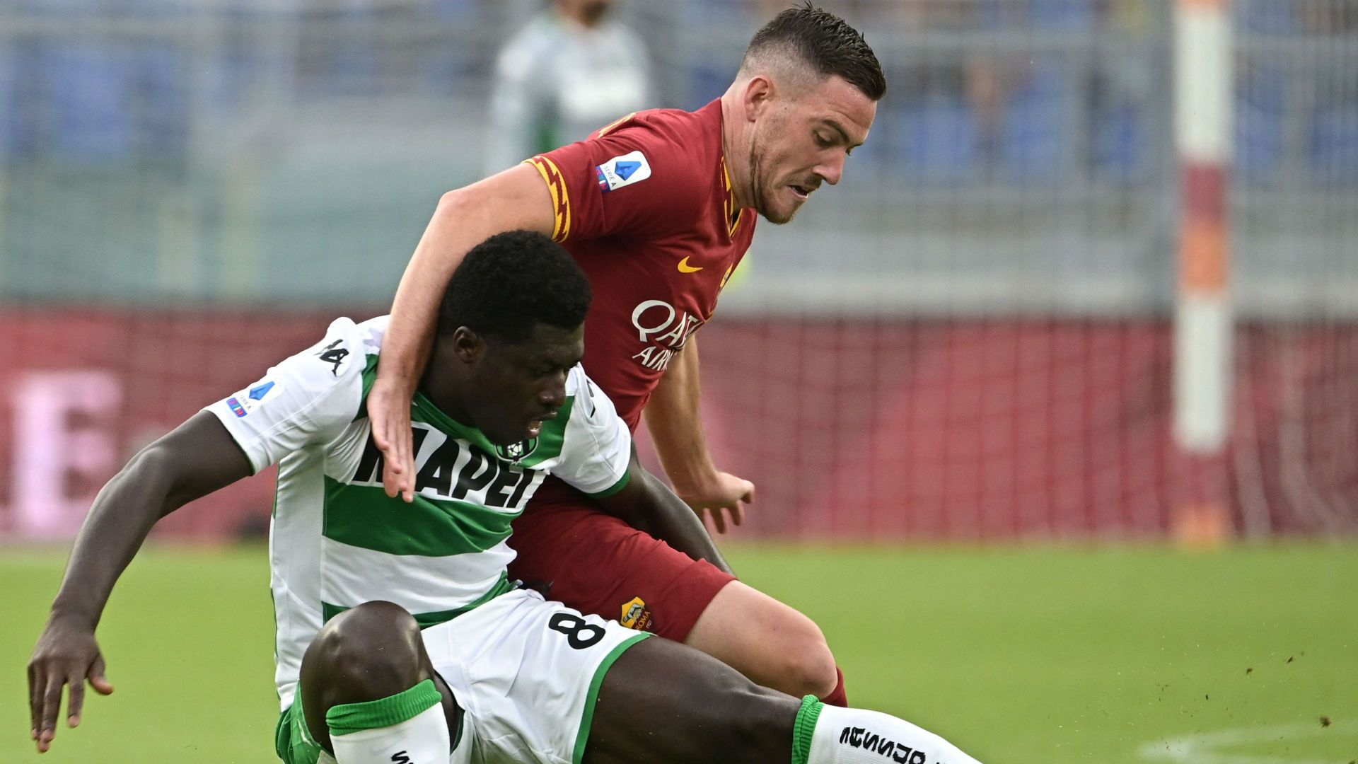 Jordan Veretout Alfred Duncan Roma Sassuolo