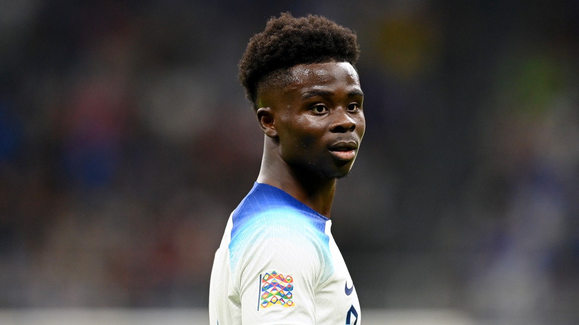 Bukayo Saka England Italy 2022-23