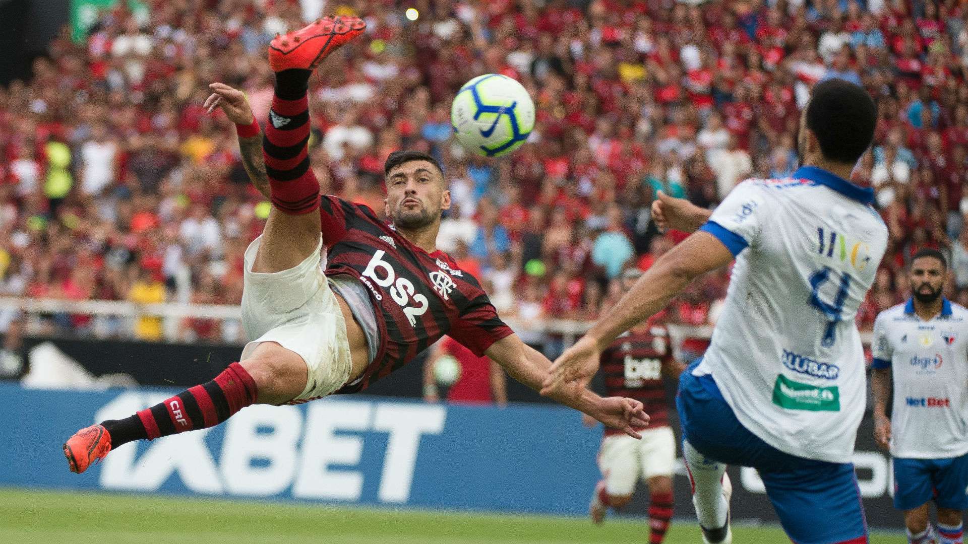 Arrascaeta Flamengo Fortaleza Brasileirão 01 06 2019