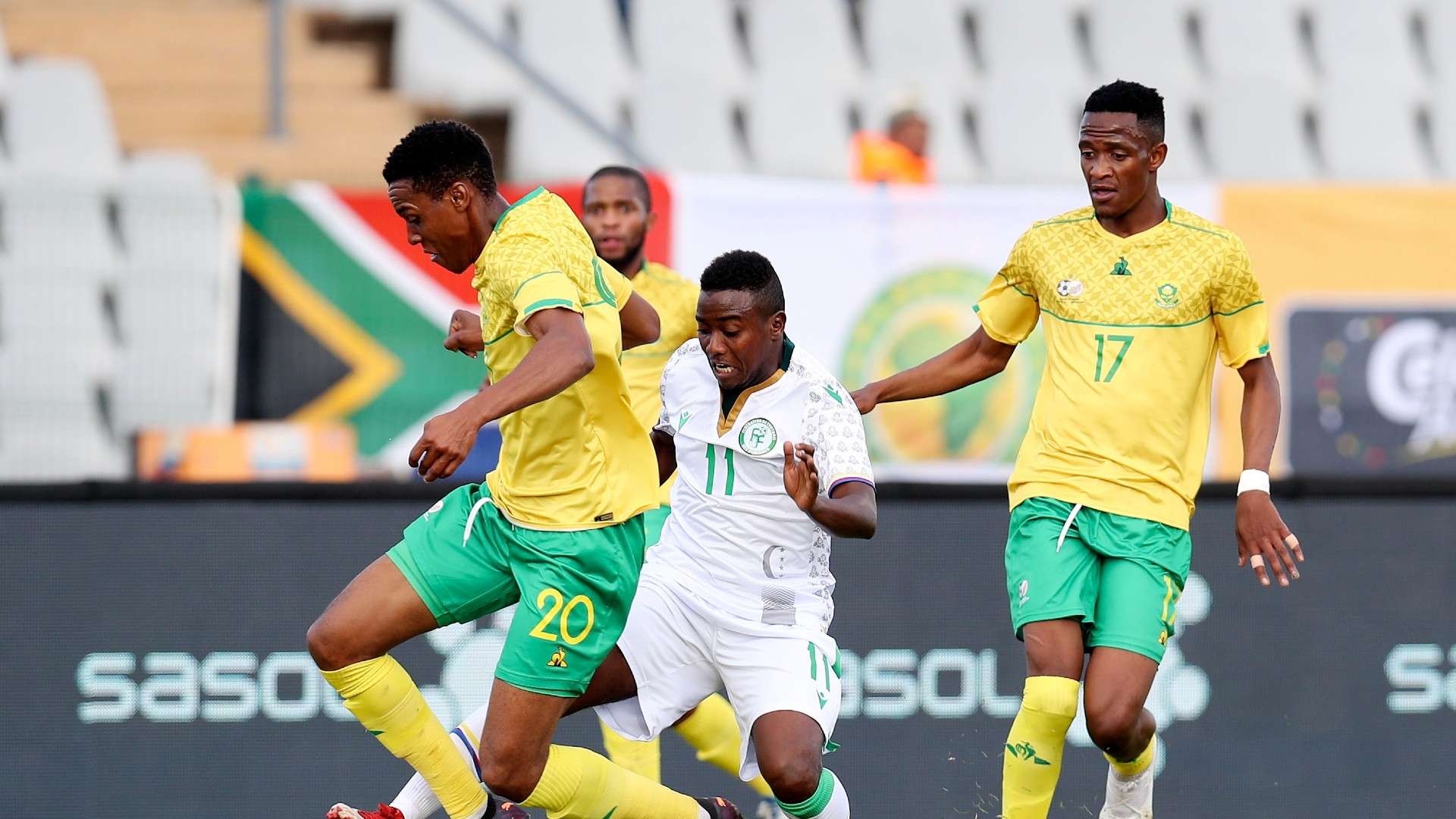 Sammy Seabi & George Matlou, Bafana Bafana & Ali Nassim, Comoros, July 2022