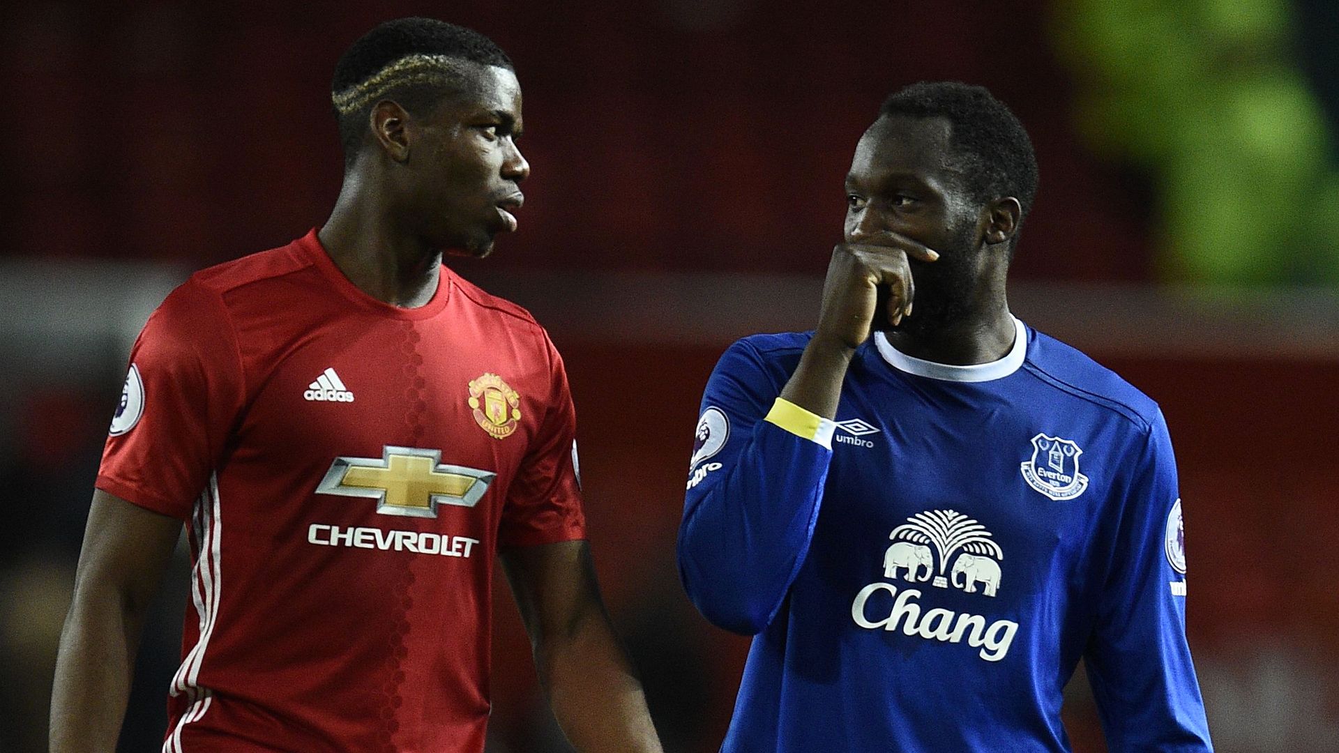 Paul Pogba and Romelu Lukaku