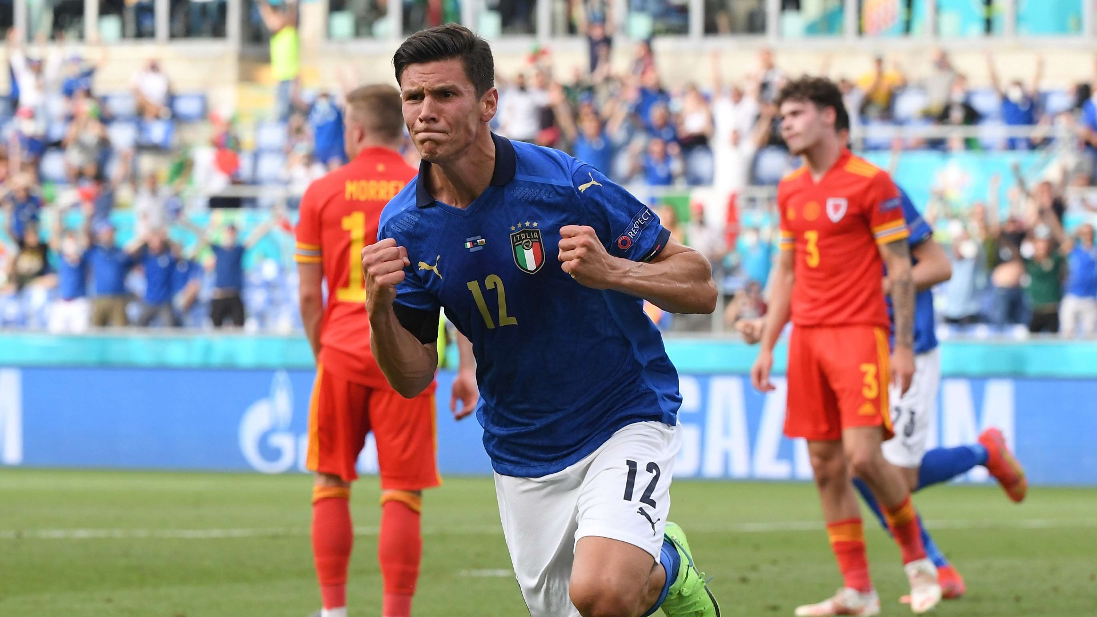 Matteo Pessina Italy vs Wales Euro 2020