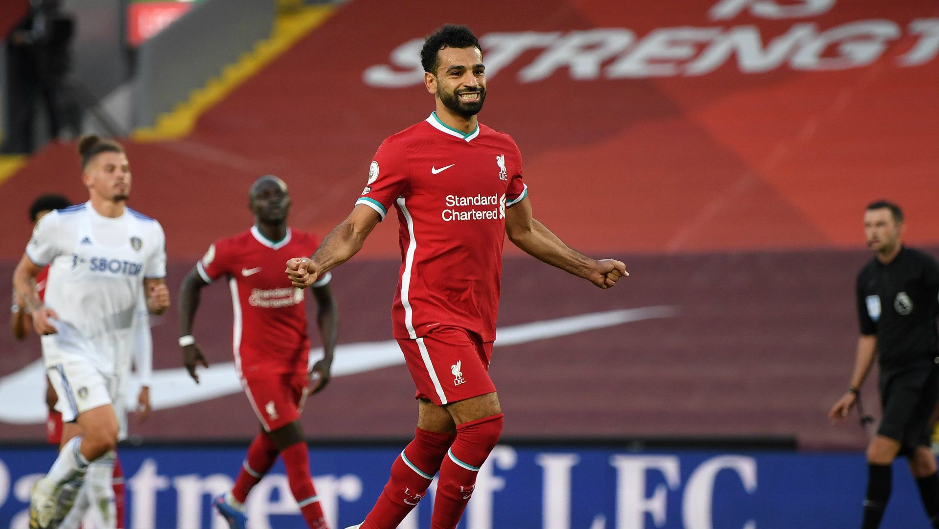 Mohamed Salah Liverpool vs Leeds Premier League 2020-21
