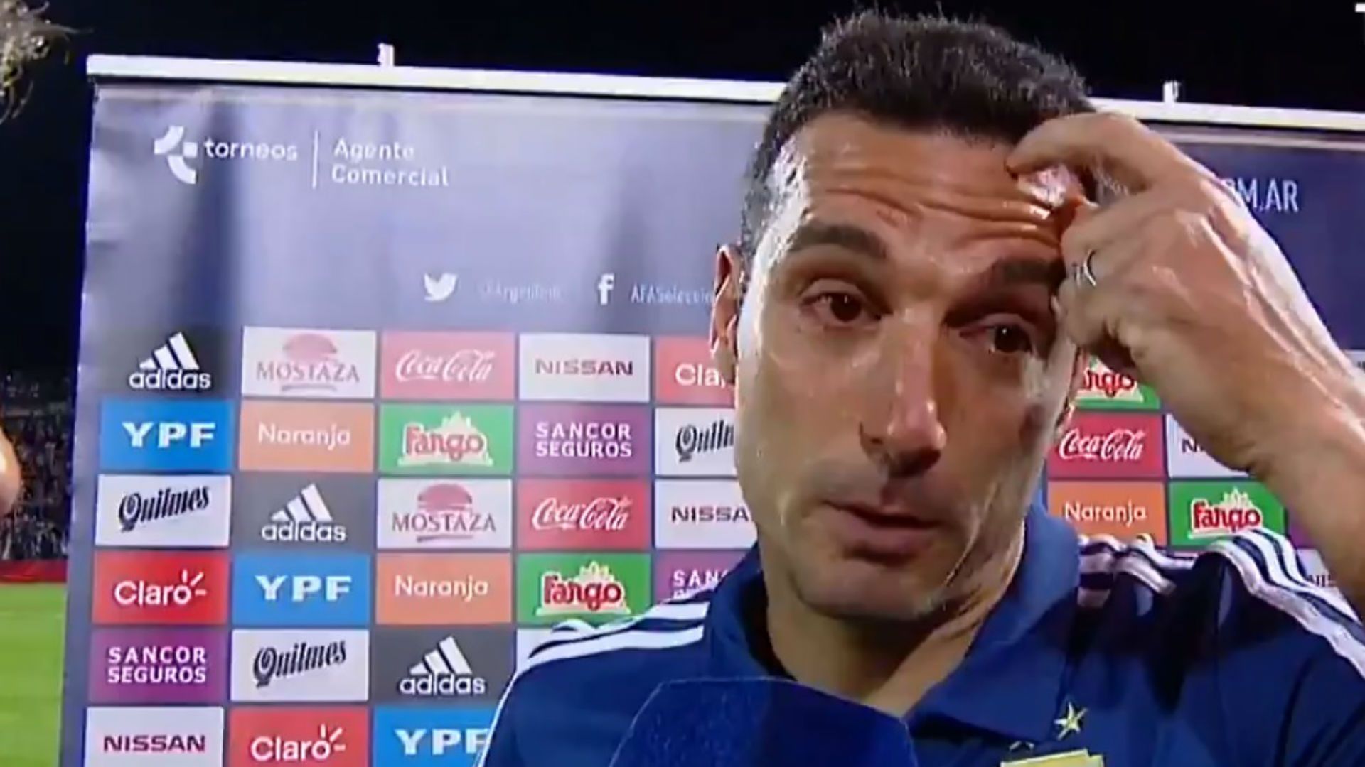 CAPTURA Scaloni Argentina Mexico Amistoso Internacional 20112018