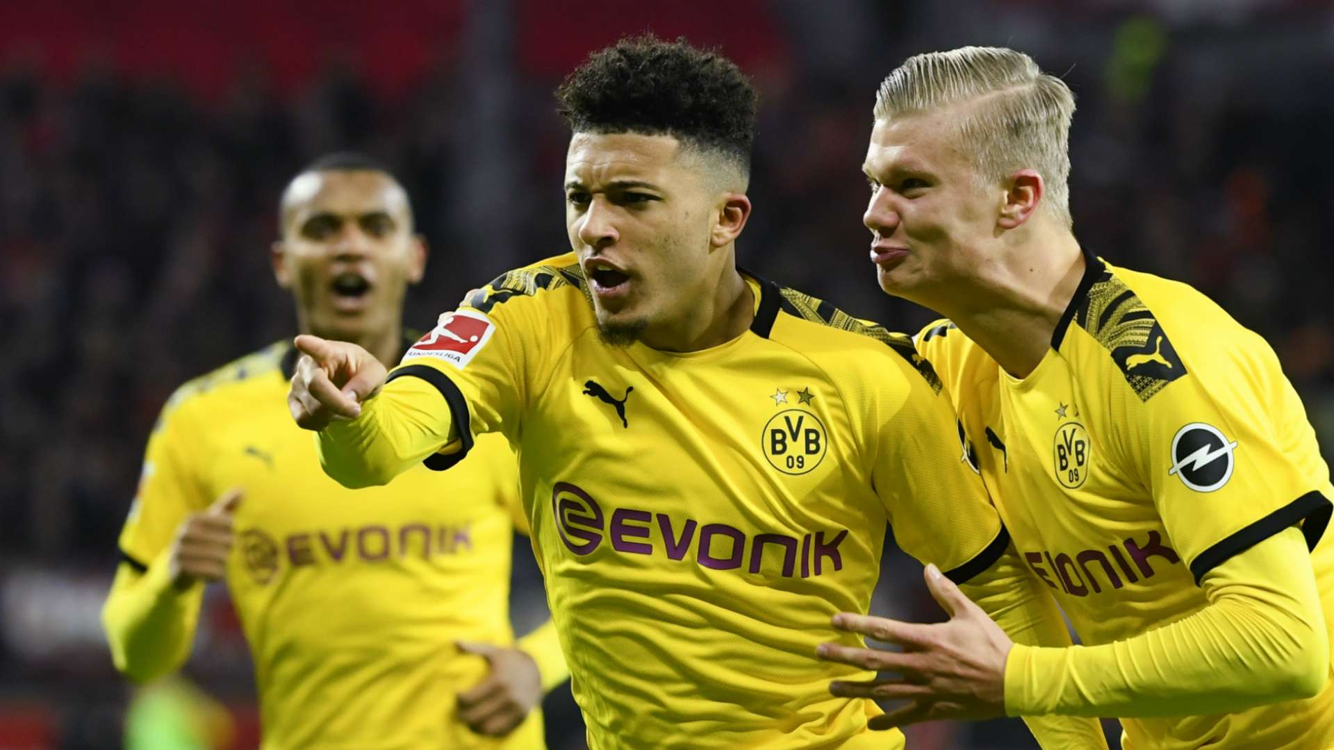 Jadon Sancho Erling Haaland Borussia Dortmund