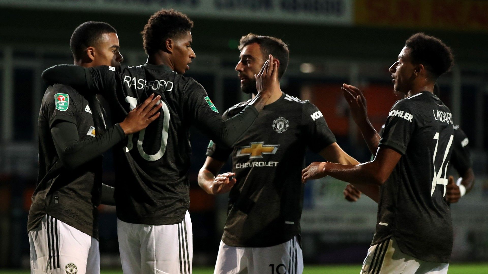 Manchester United Luton Carabao Cup 2020