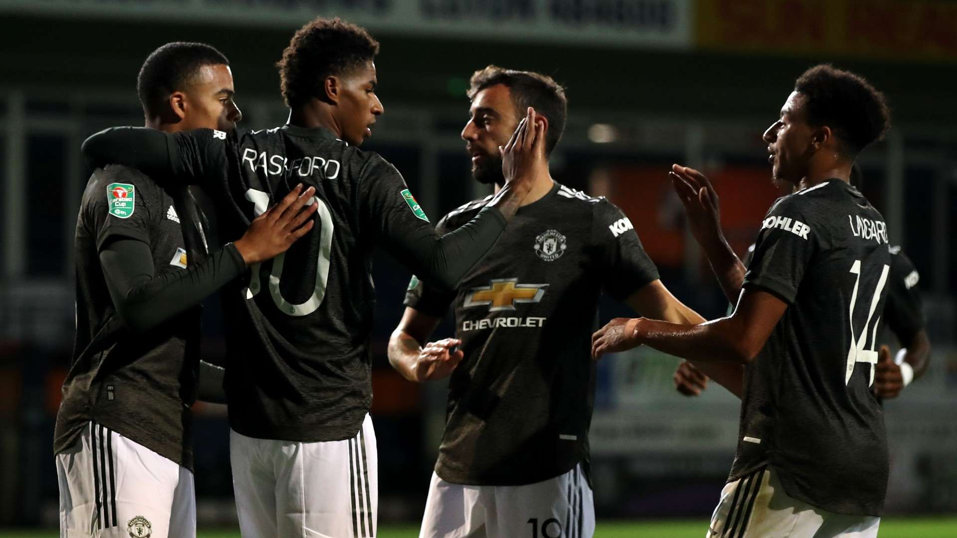 Manchester United Luton Carabao Cup 2020