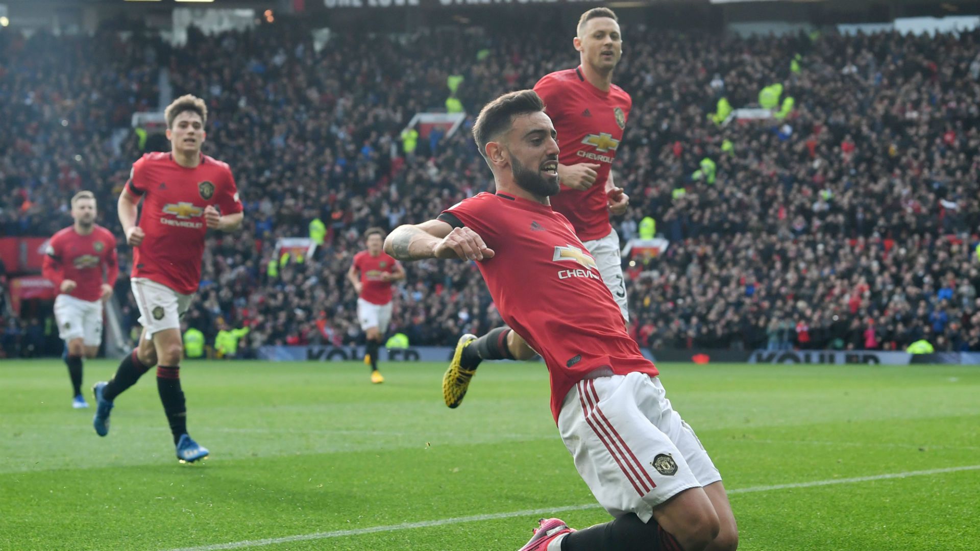 Bruno Fernandes Manchester United v Watford 02232020