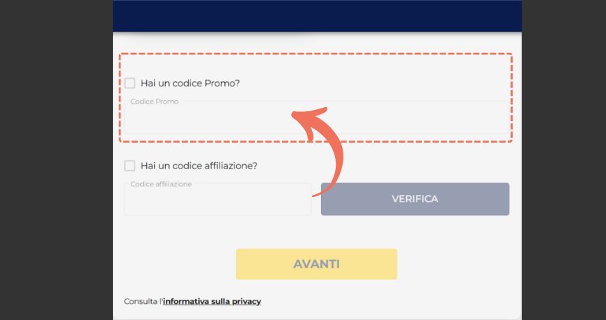 codice promo goldbet