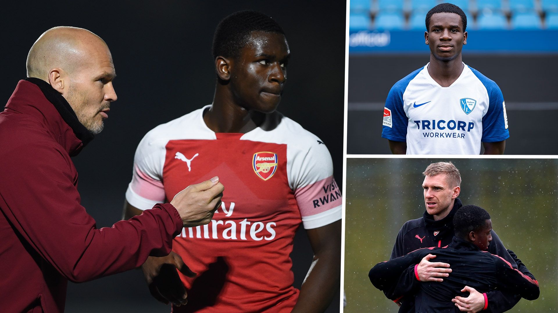 Freddie Ljungberg Jordi Osei-Tutu Per Mertesacker Eddie Nketiah Arsenal