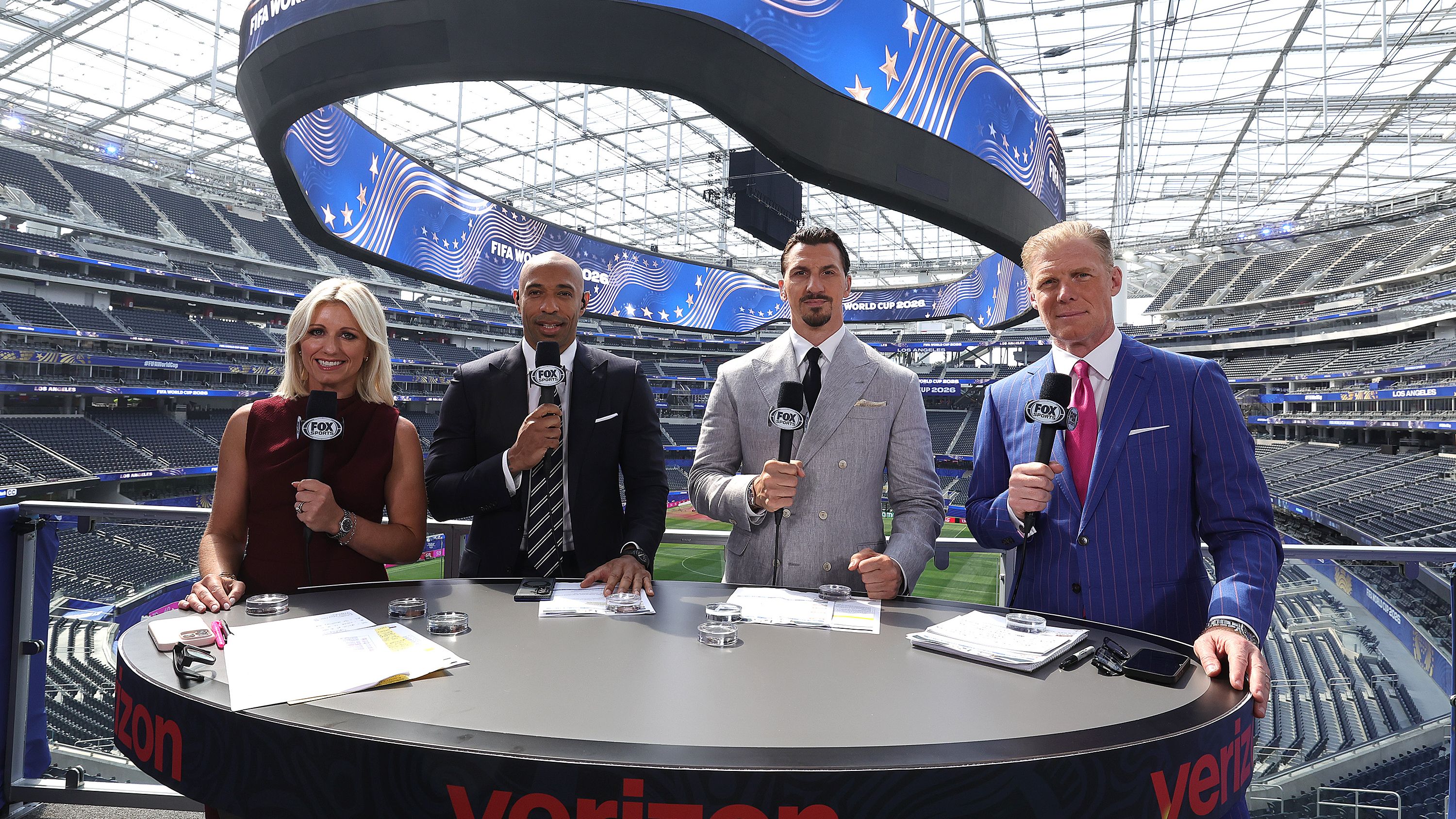 Zlatan Ibrahimovic and Fox Soccer crew