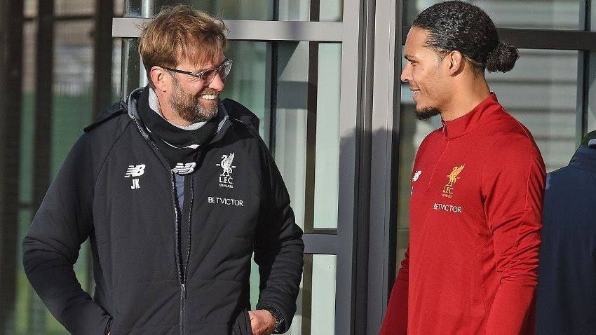 Virgil Van Dijk Jurgen Klopp Liverpool