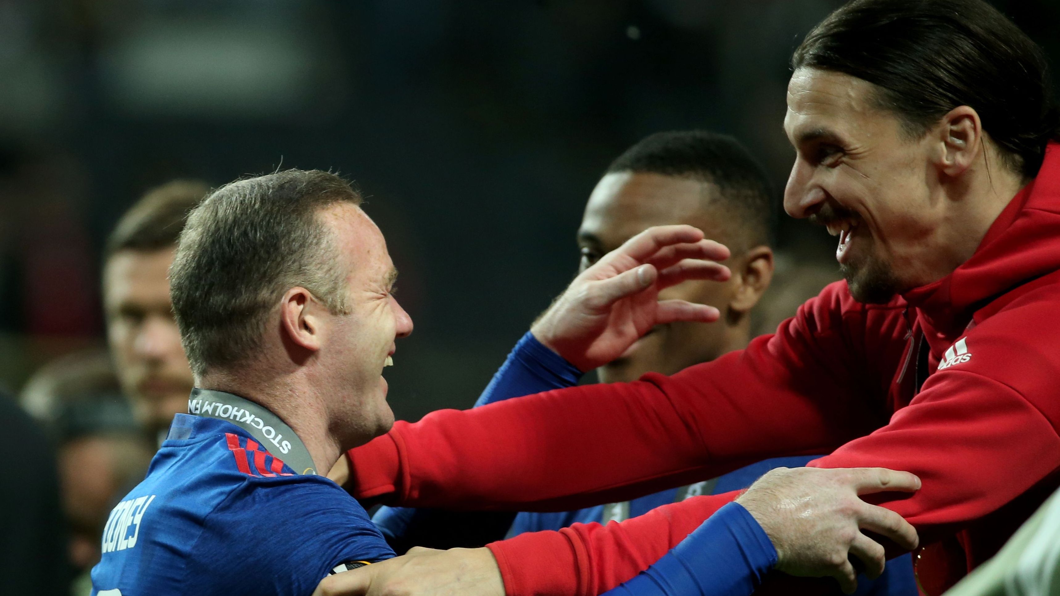 Wayne Rooney Zlatan Ibrahimovic Manchester United Europa League