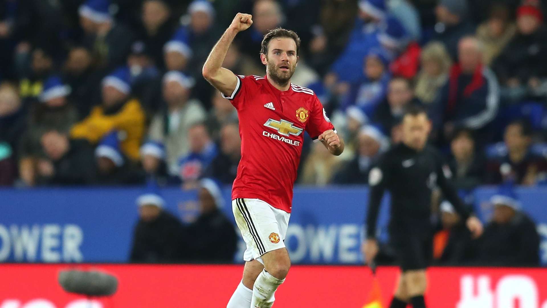 Juan Mata Manchester United Leicester City