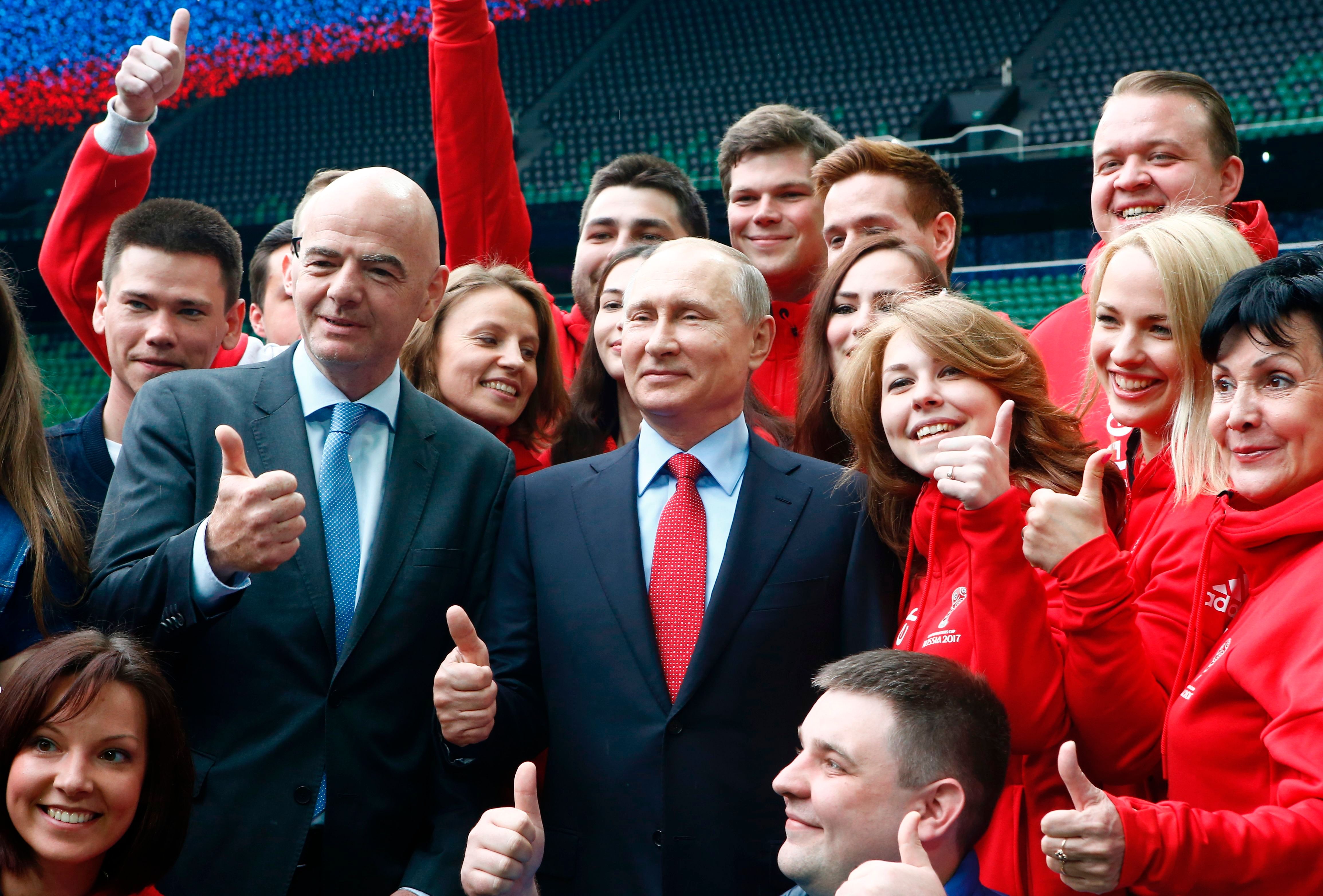 Gianni Infantino Vladimir Putin