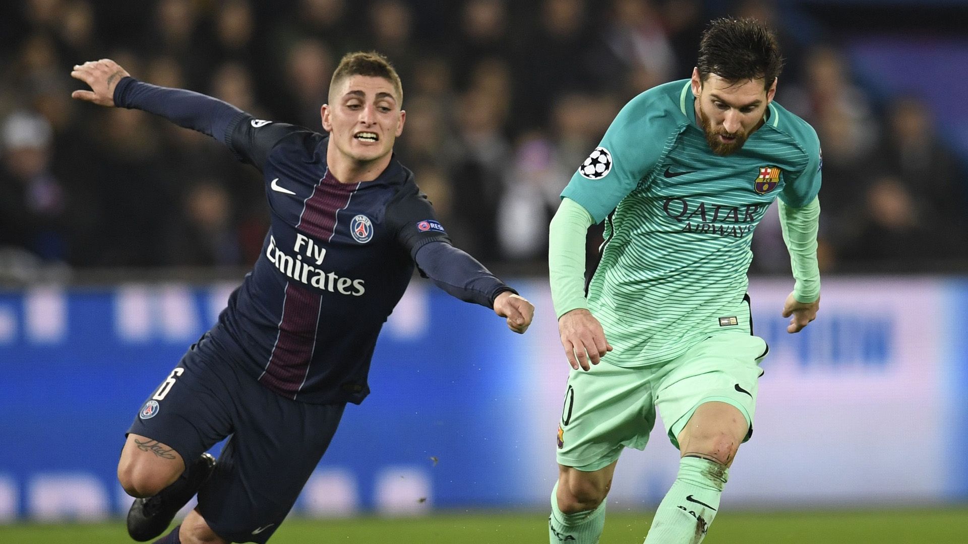 marco verratti lionel messi paris saint germain fc barcelona