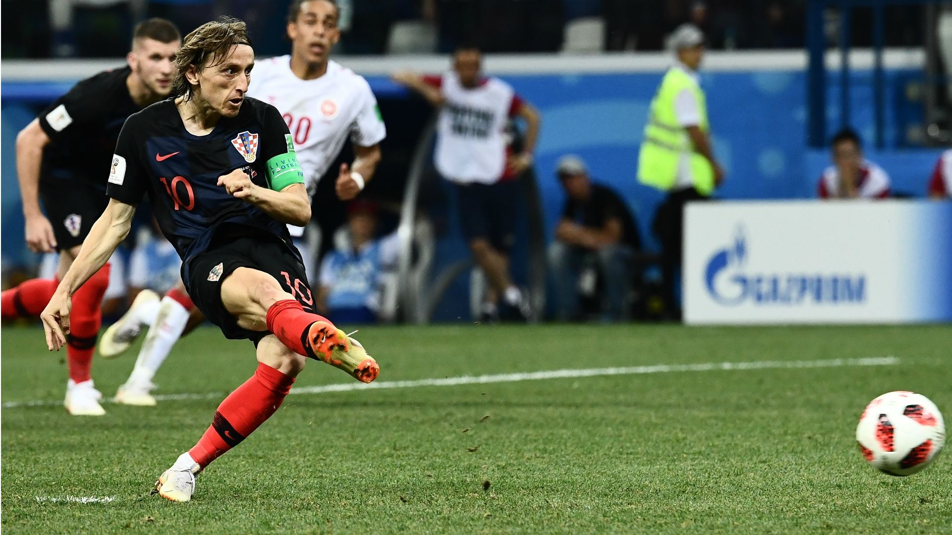 Luka Modric penalty Croatia Denmark WC 01072018
