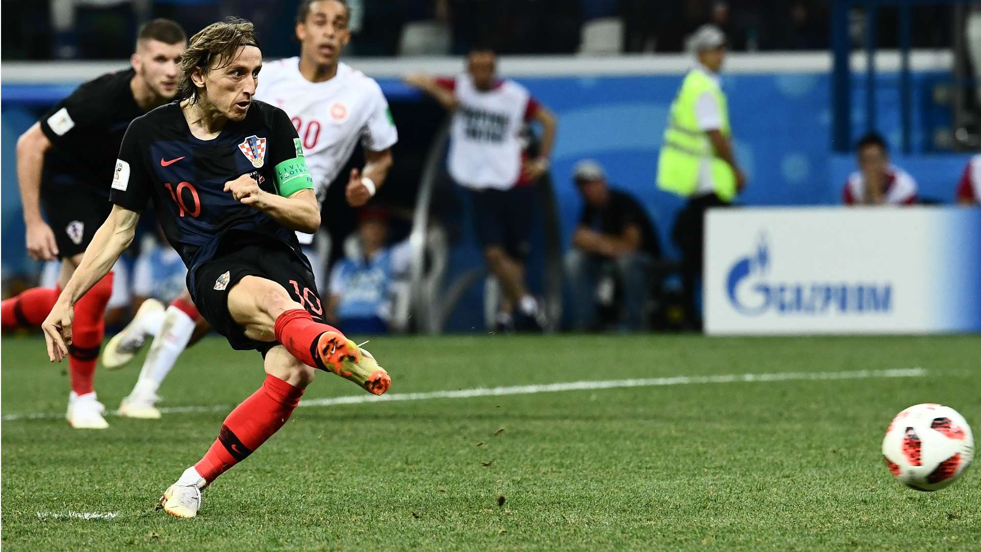 Luka Modric penalty Croatia Denmark WC 01072018