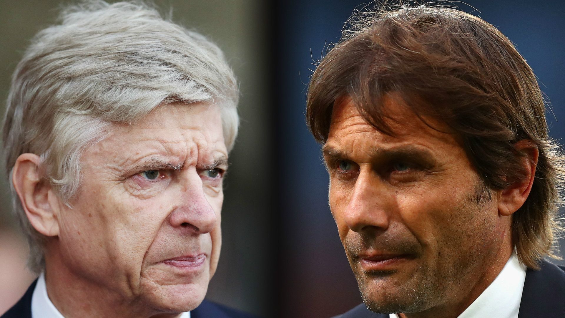 Arsene Wenger Antonio Conte Arsenal Chelsea