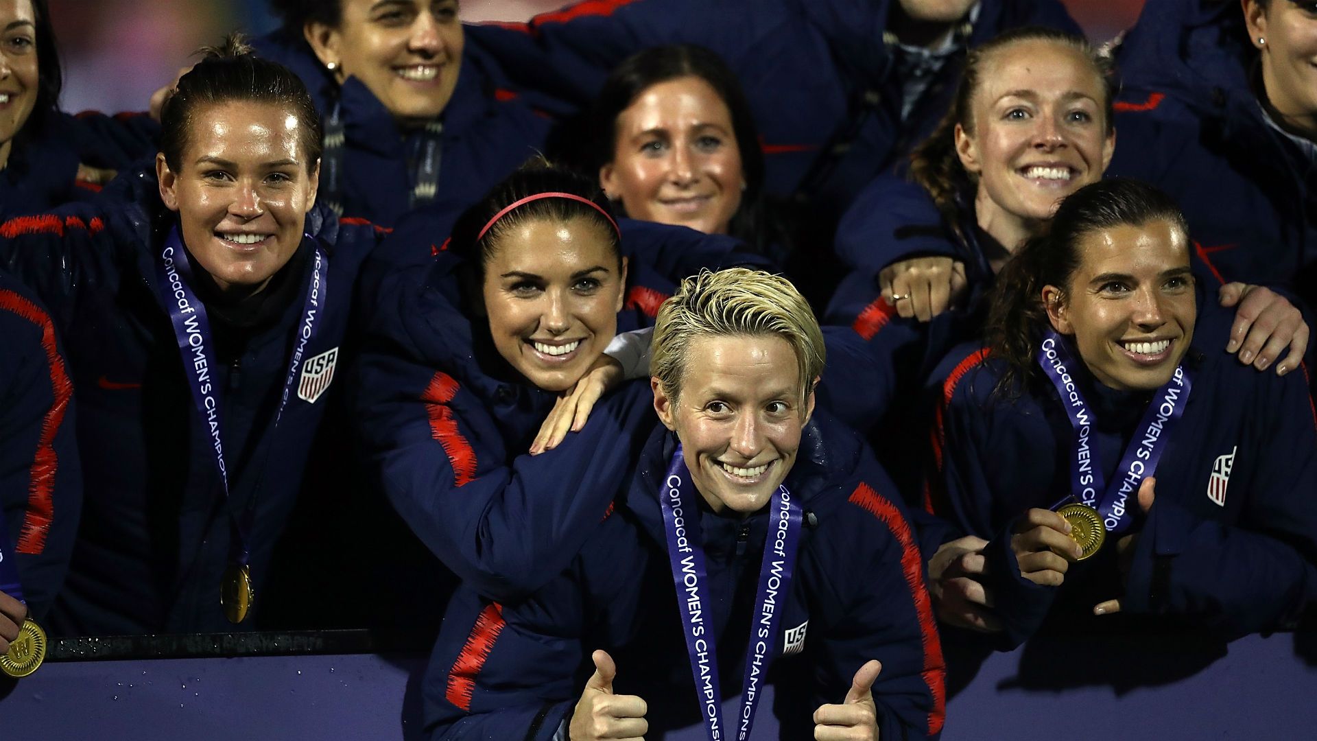 Alex Morgan Megan Rapinoe USWNT Concacaf 2018