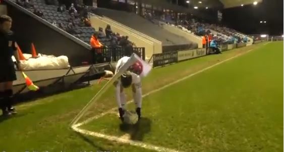 Screenshot Wind nervt Eckballschützen