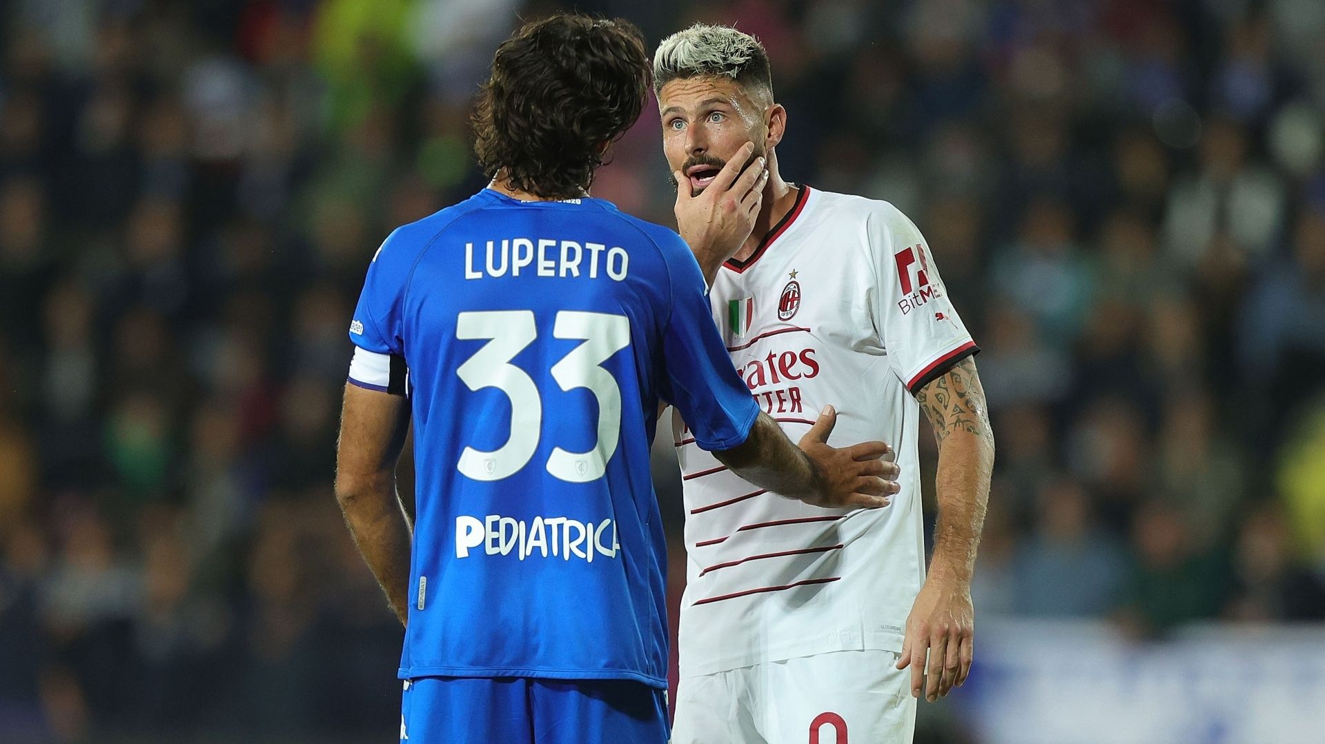 Sebastiano Luperto Olivier Giroud Empoli Milan 2022-2023