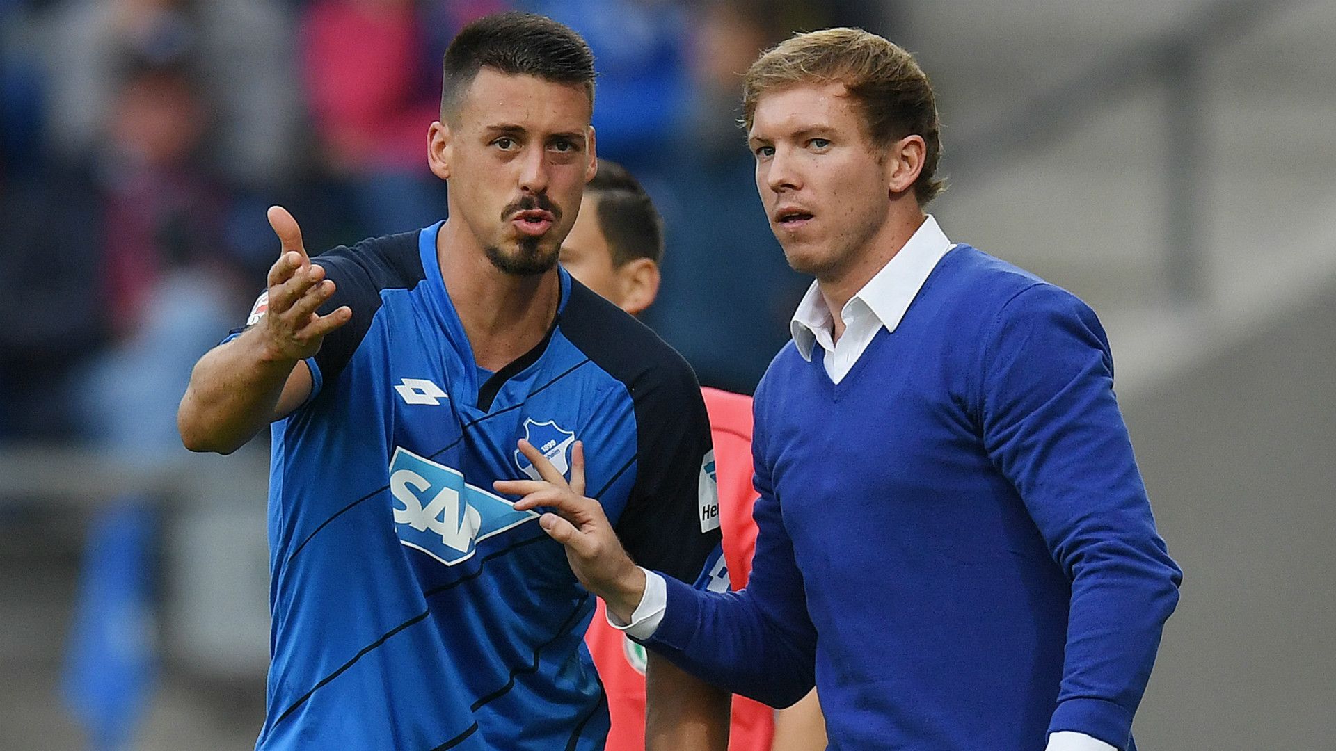 SANDRO WAGNER JULIAN NAGELSMANN HOFFENHEIM GERMAN BUNDESLIGA 15122016