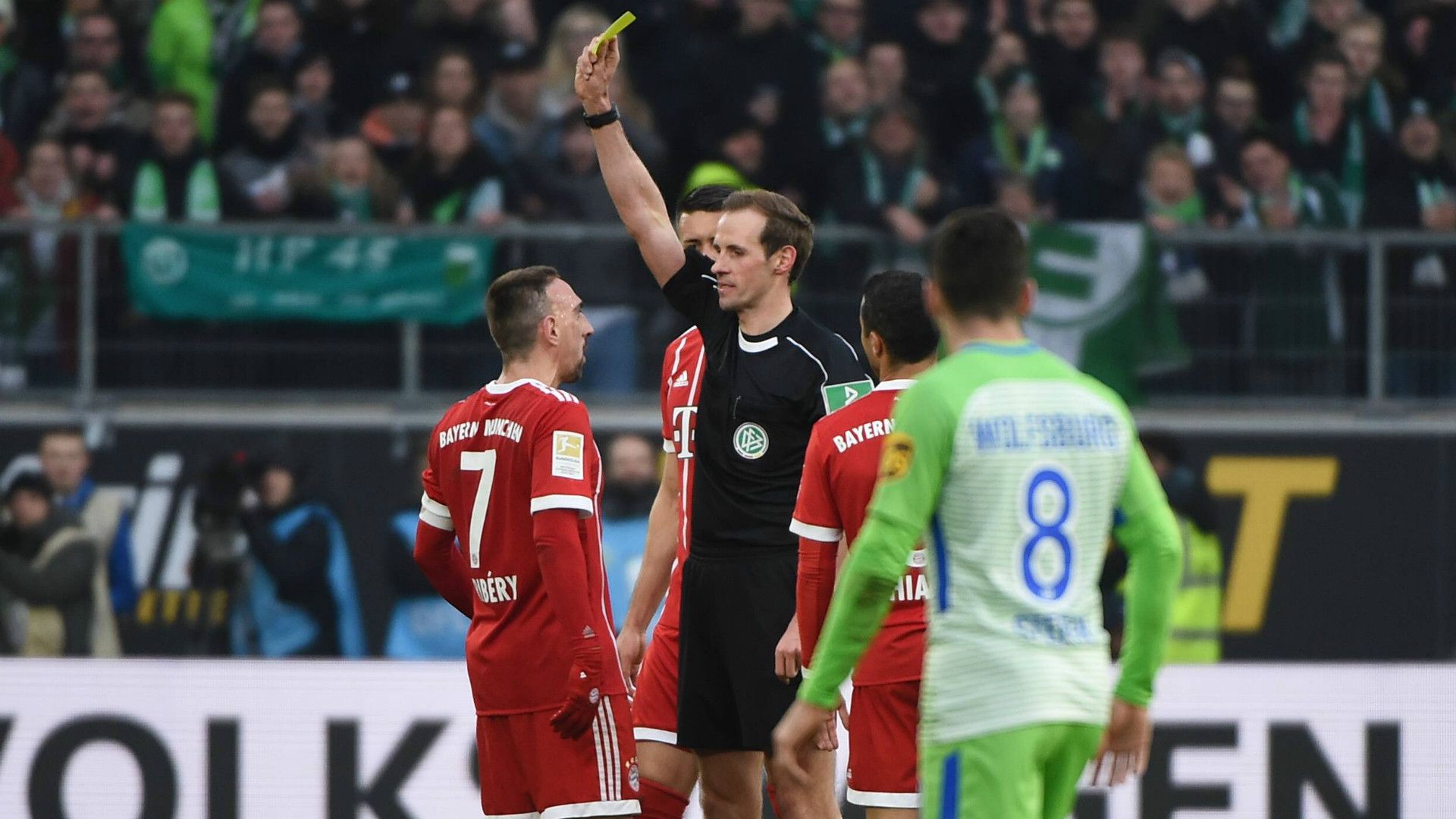 ONLY GERMANY Franck Ribery Bayern Munchen VfL Wolfsburg Bundesliga 17022018