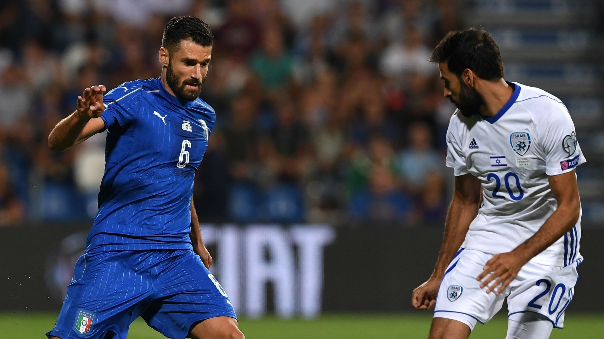 Antonio Candreva Ofir Davidzada Italy Israel