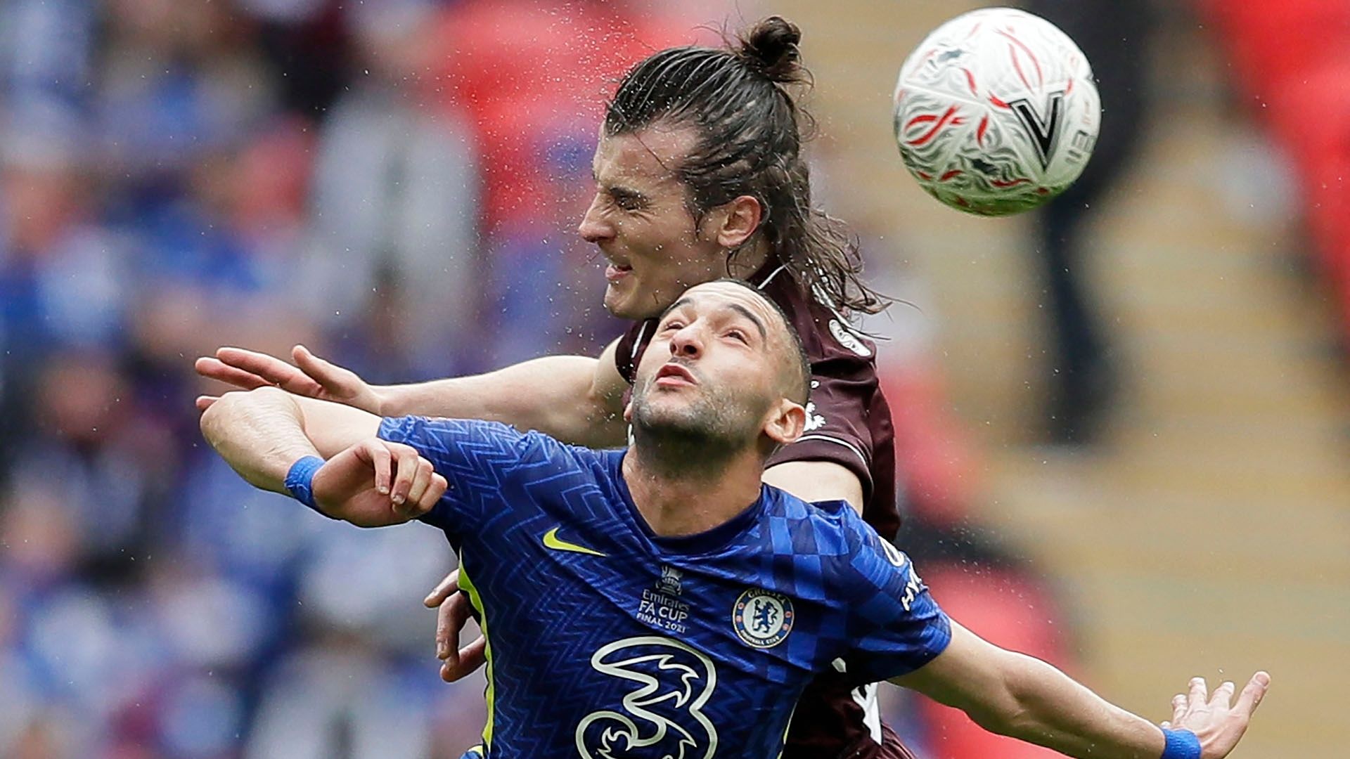 Caglar Soyuncu Hakim Ziyech Leicester Chelsea 2020-21