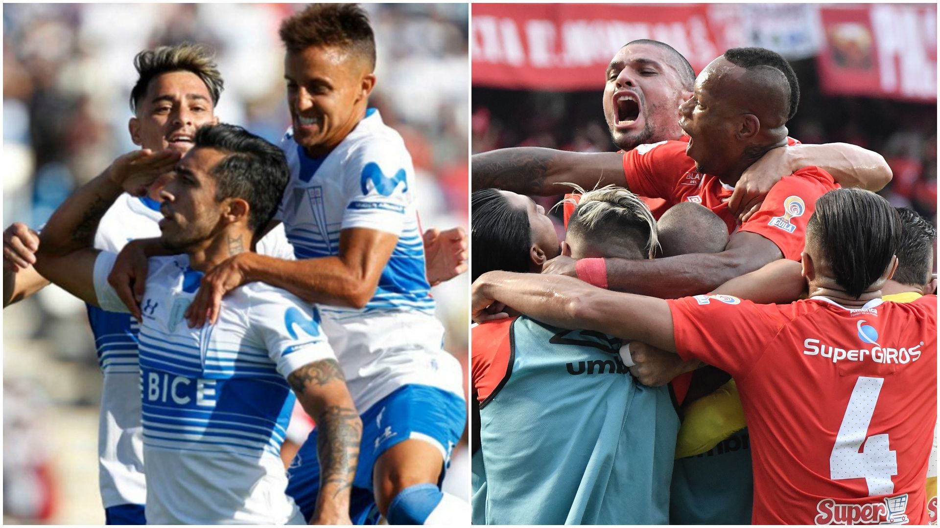 U. Católica & América de Cali collage 2020