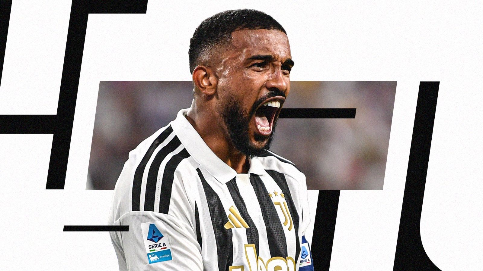 Grafica Calciomercato Bremer Juve 2026 esulta 16 9