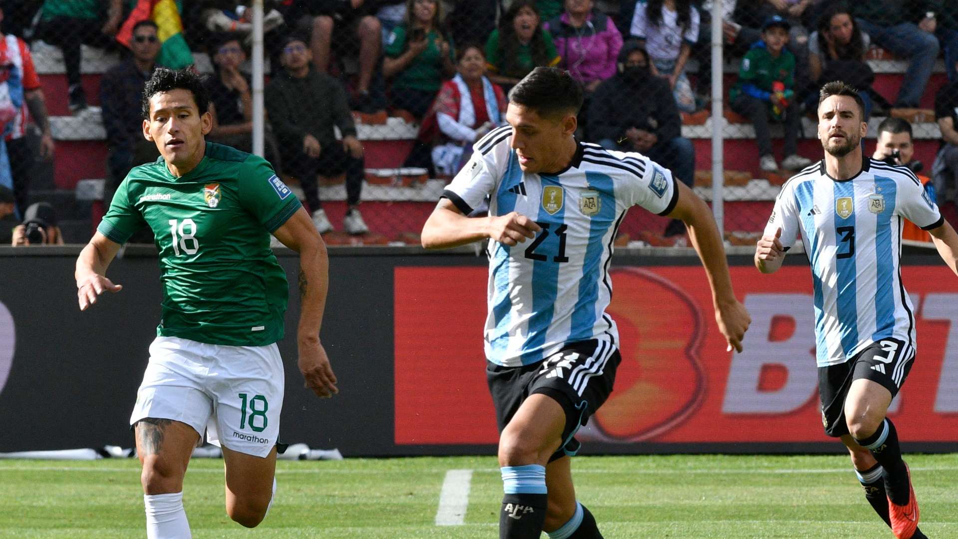 Nahuel Molina Argentina Bolivia Eliminatorias Sudamericanas 12092023