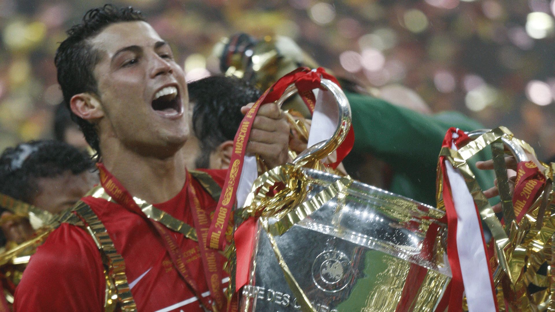 CR7 UCL ManUnited 2008 Pokal