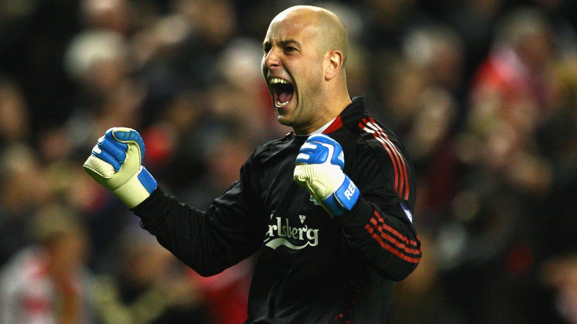 Pepe Reina Liverpool Champions League 2009