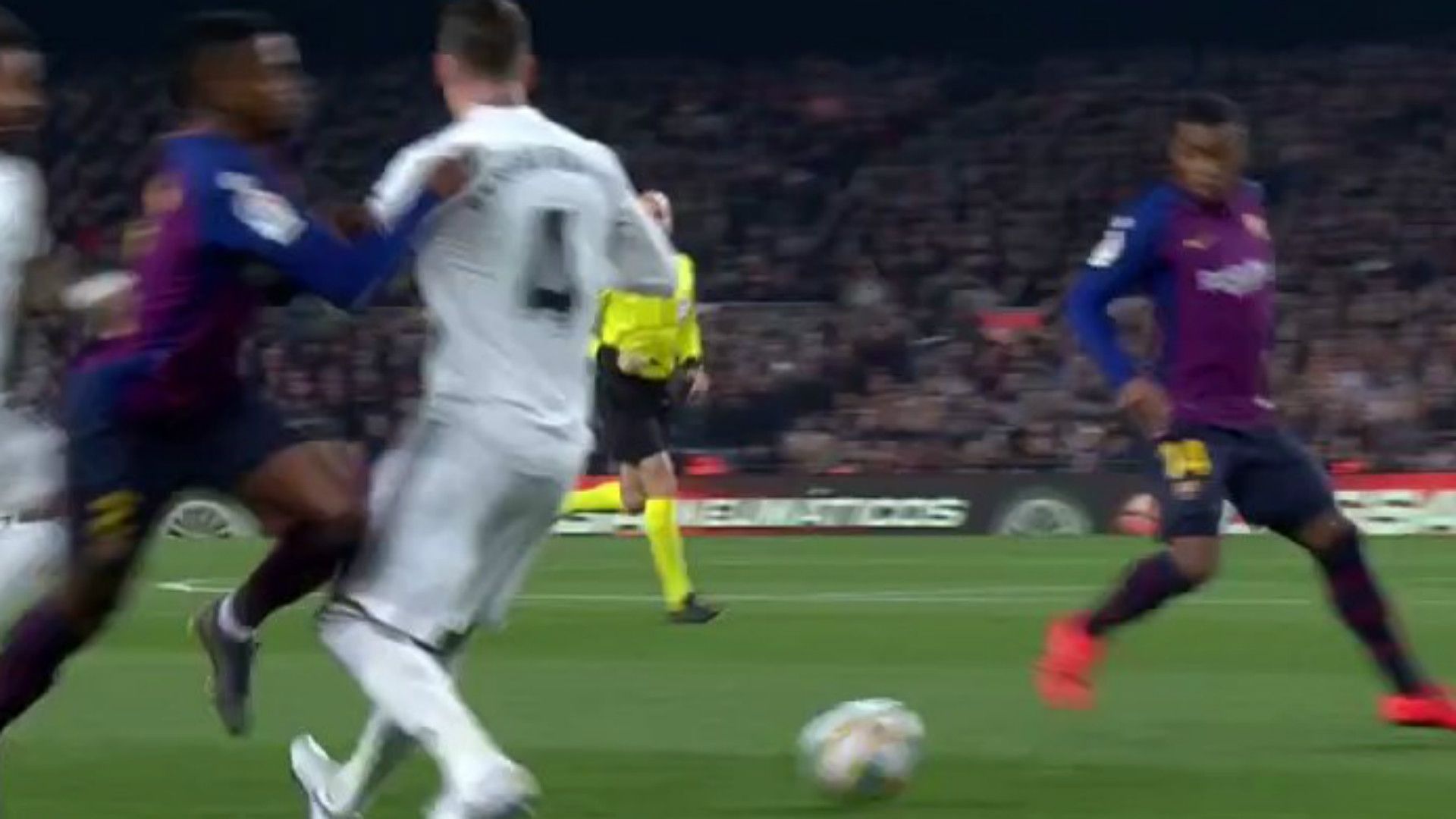 CAPTURA RAMOS SEMEDO BARCELONA REAL MADRID COPA DEL REY