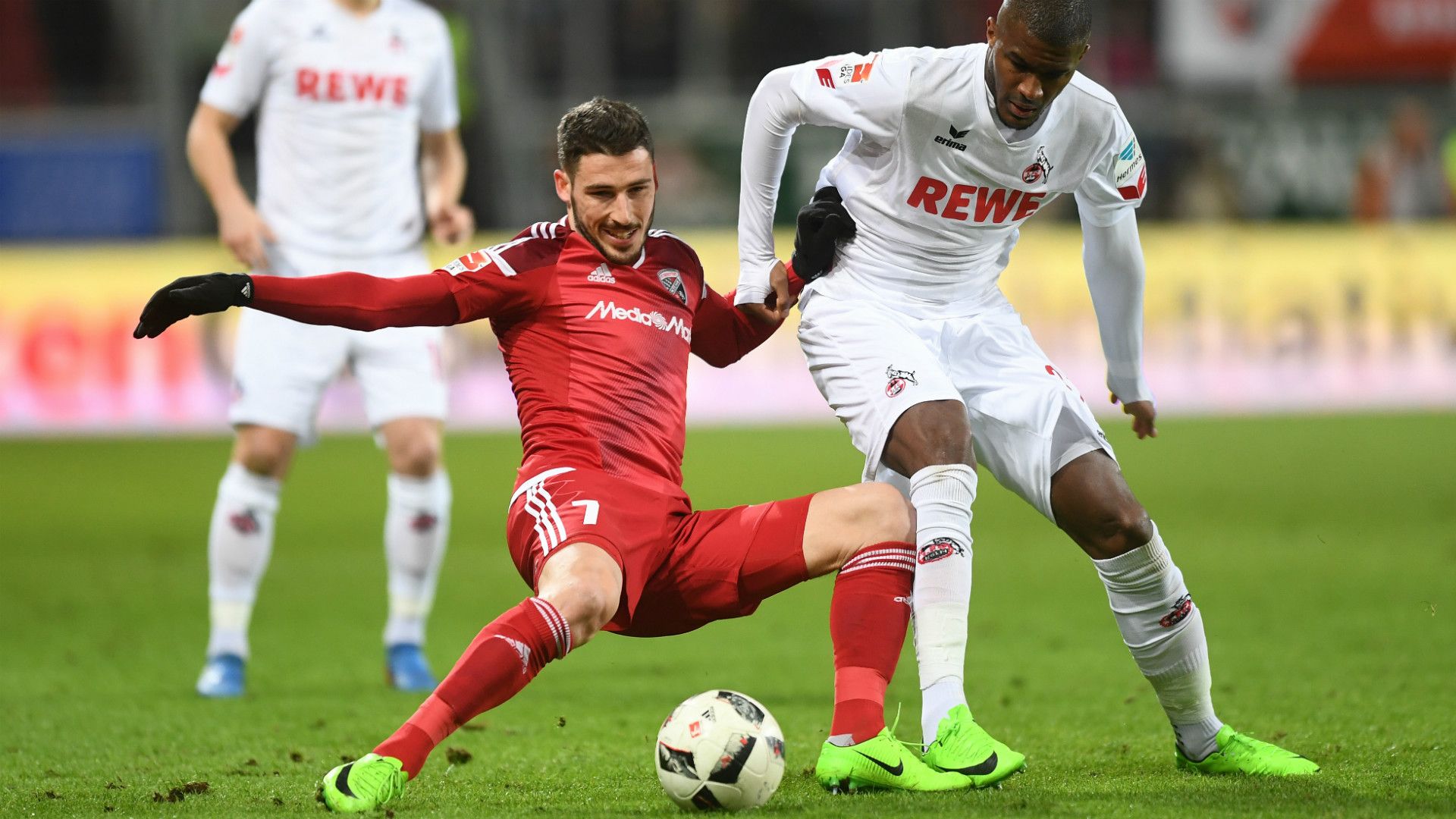 MATTHEW LECKIE INGOLSTADT ANTHONY MODESTE KÖLN GERMAN BUNDESLIGA 11032017