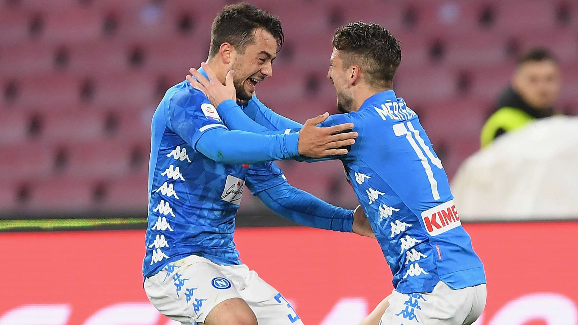 Amin Younes Dreis Mertens Napoli Serie A 2019