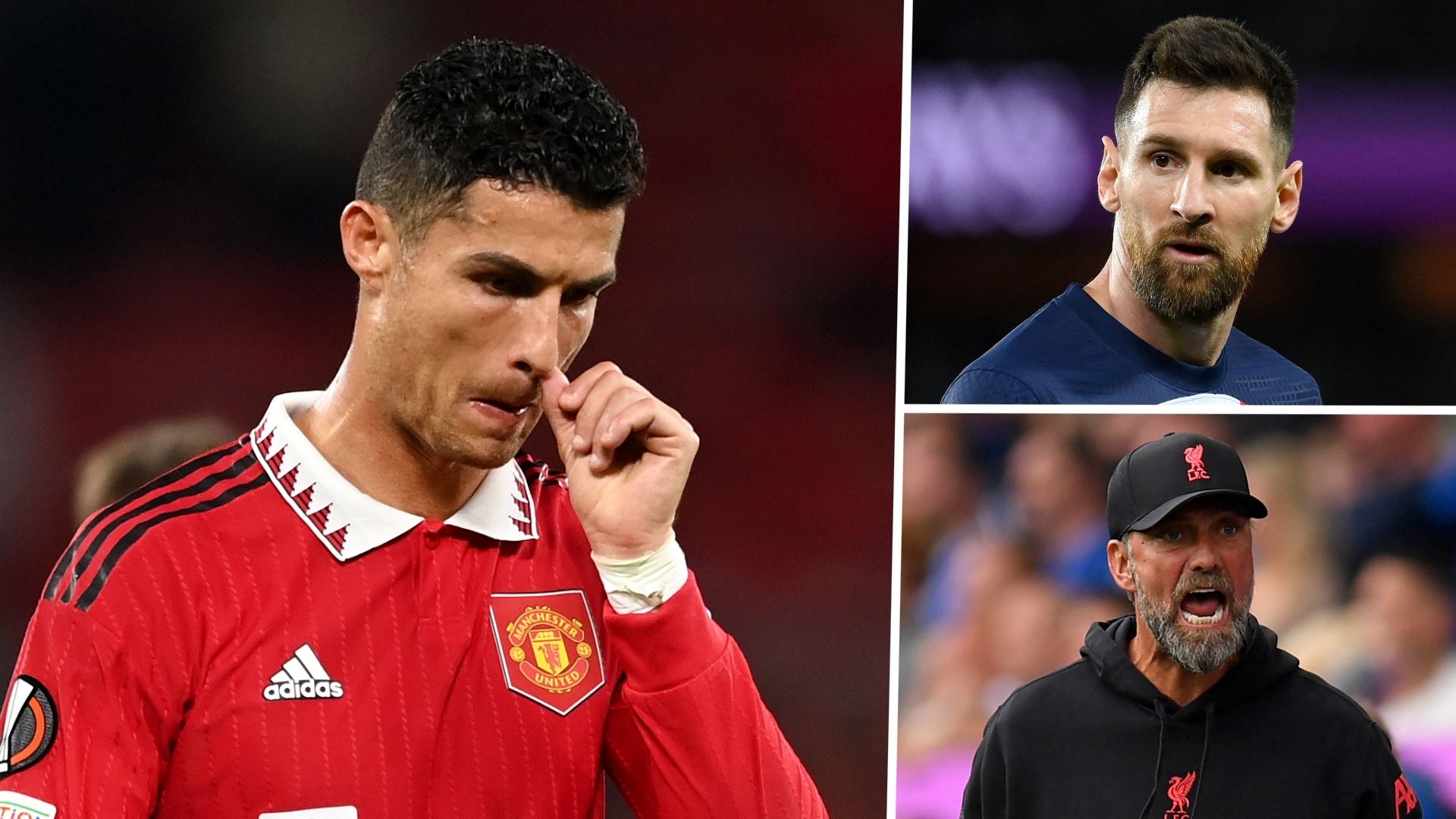 Cristiano Ronaldo Lionel Messi Jurgen Klopp