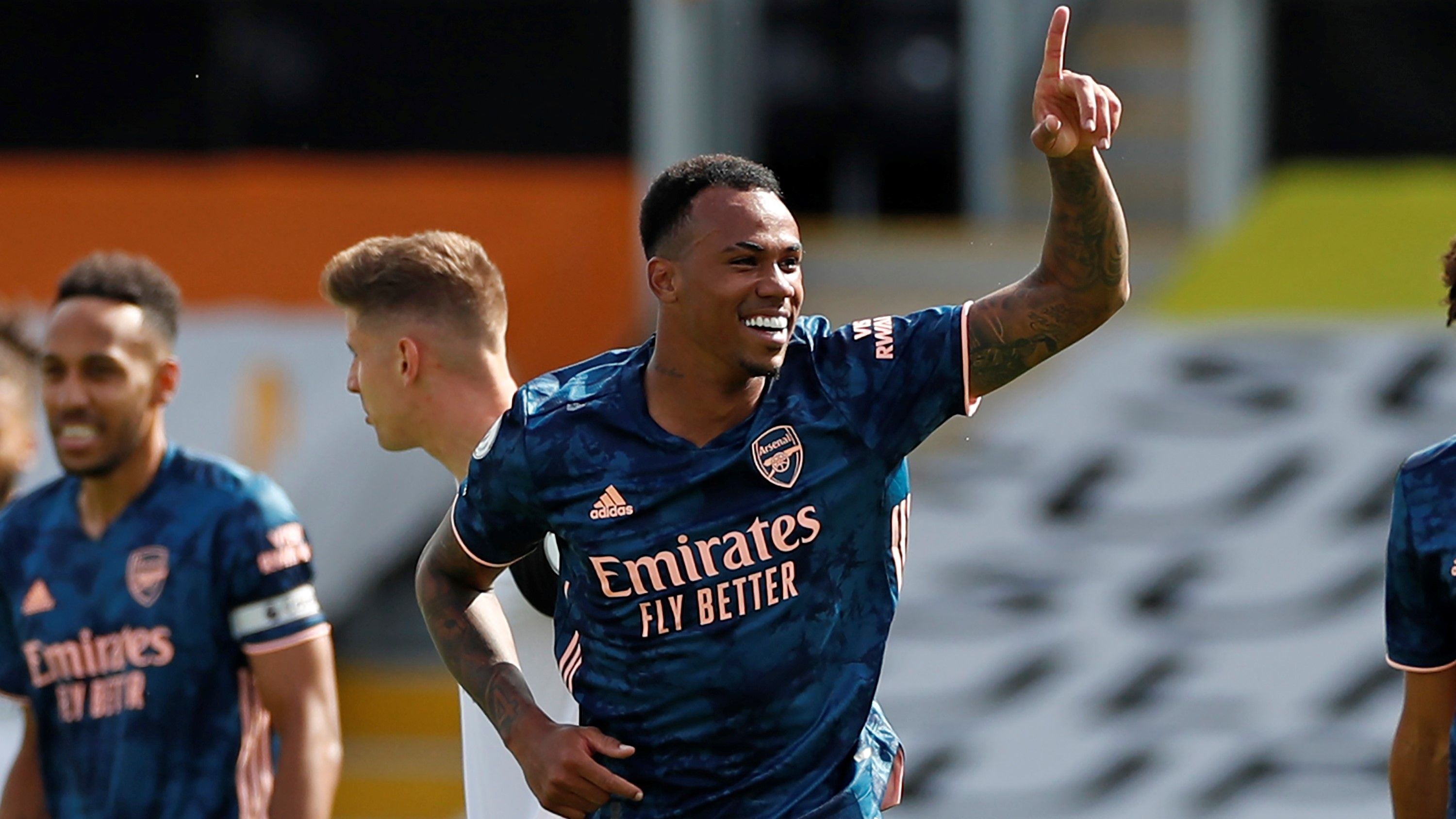 Gabriel Magalhaes Fulham Arsenal Premier League 2020/21