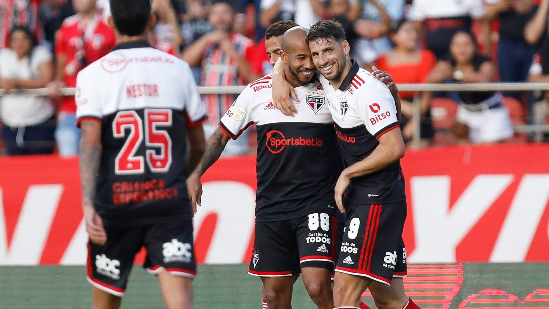 Patrick, Calleri, São Paulo x RB Bragantino, Brasileirão, 14082022