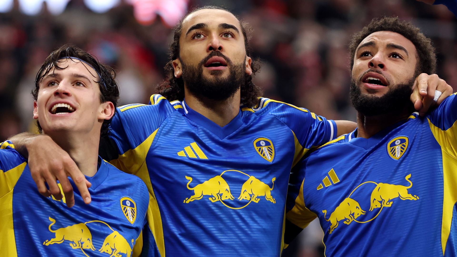 Leeds goal 20250-26 Brenden Aaronson Dominic Calvert-Lewin Jayden Bogle