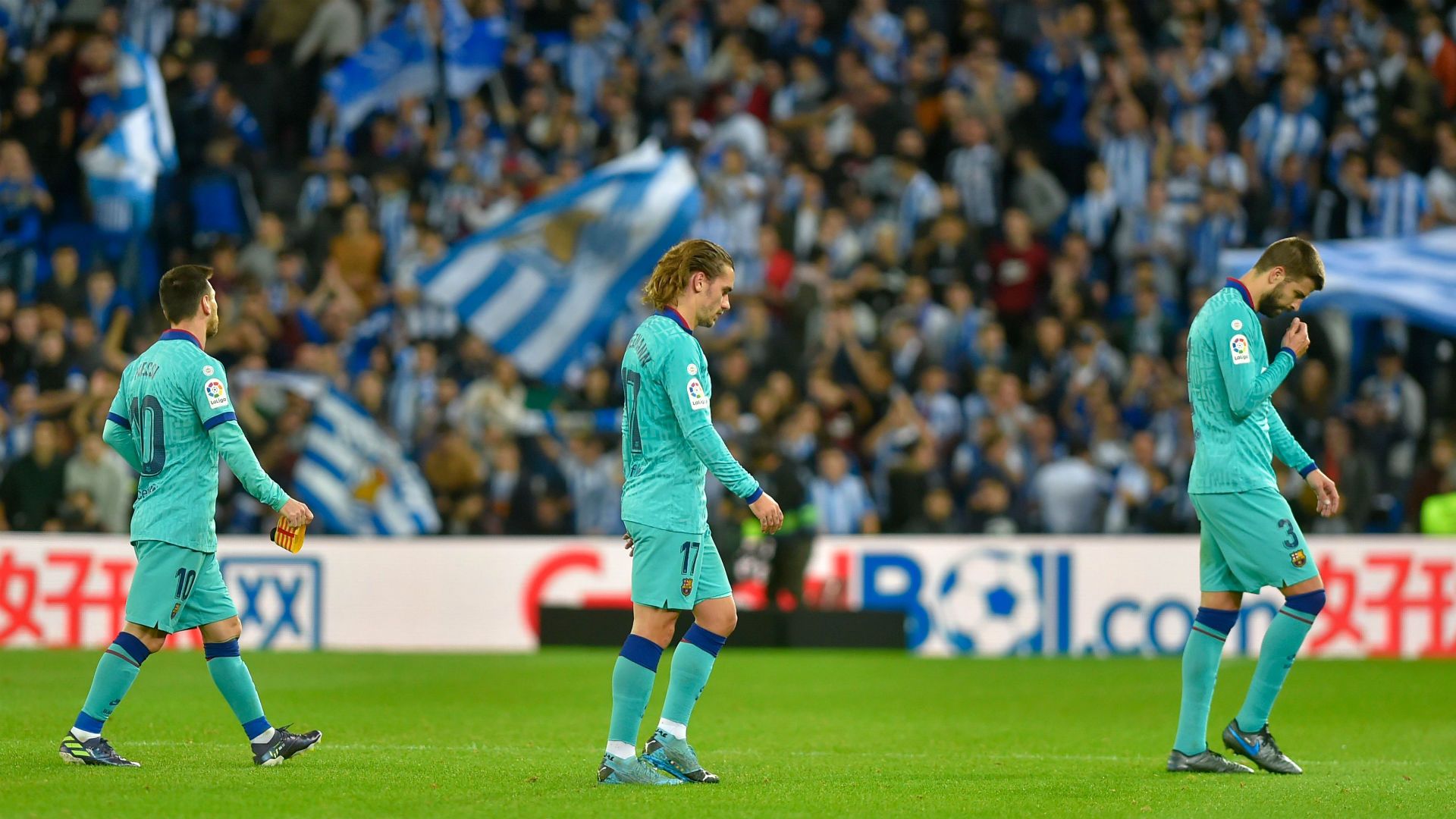 Messi Griezmann Piqué Real Sociedad Barcelona LaLiga