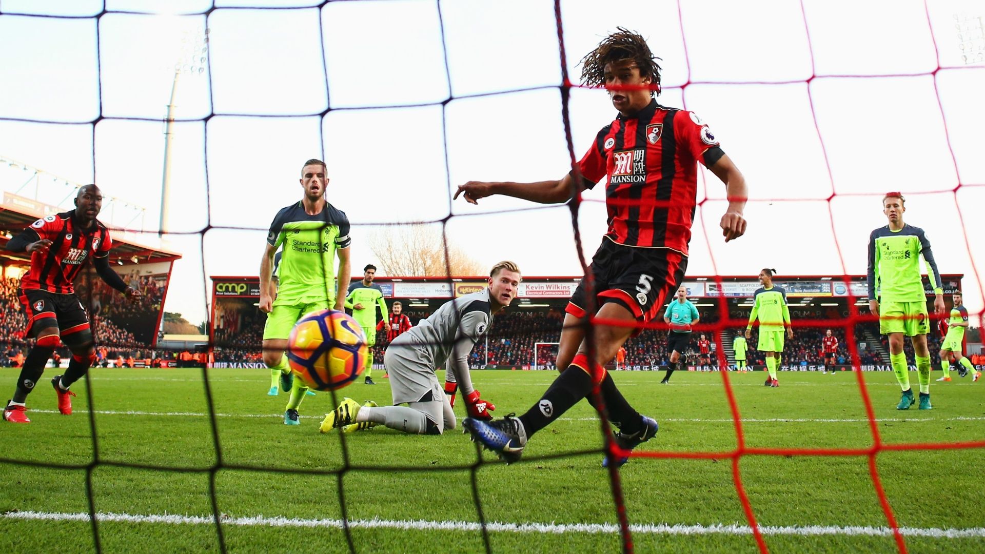 Nathan Ake, Bournemouth - Liverpool, Premier League, 12042016