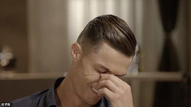 Cristiano Ronaldo in tears - Piers Morgan show in iTV